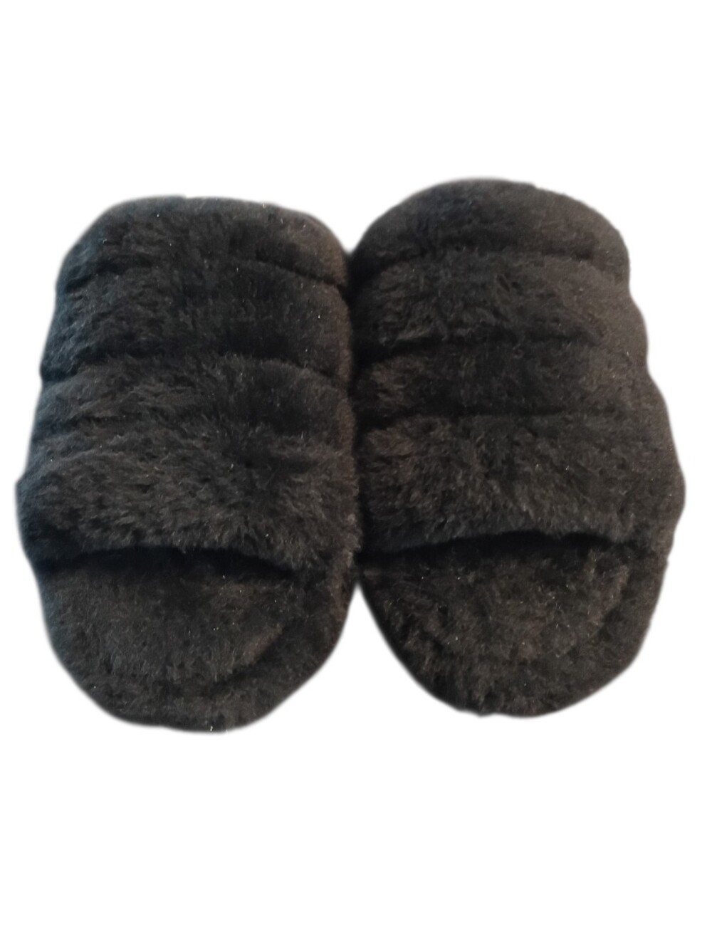 UGG Fluff Yeah Slides Black Size 9 - Picture 6 of 6